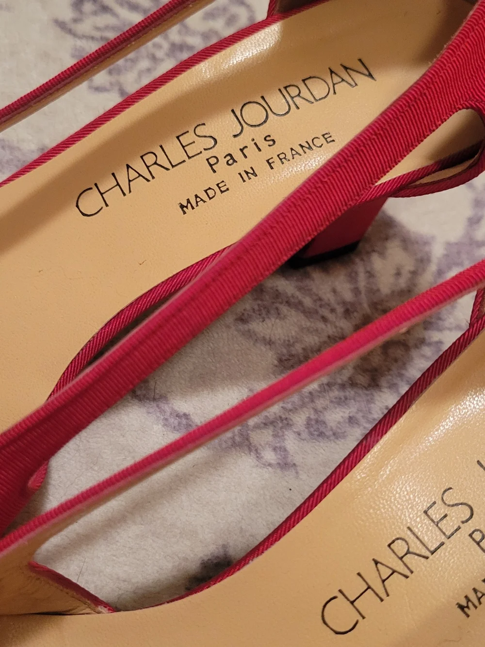 Charles Jourdan Red Women's Pumps